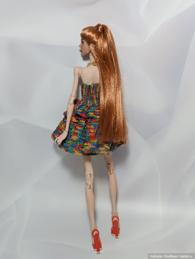 Цветное платье — Одежда и обувь для кукол BJD (БЖД): 1/3 (фото 8)