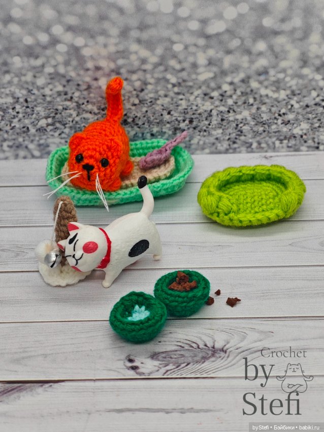 Решила снова связать котика по своему МК (фото 2)