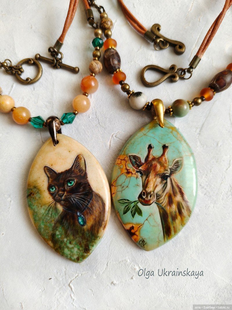 Кулоны Ольги Украинской — Авторские игрушки из разных материалов: синельная проволока