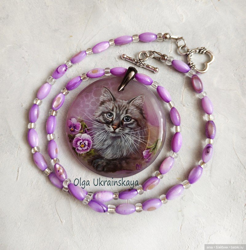 Кулоны Ольги Украинской — Авторские игрушки из разных материалов: синельная проволока