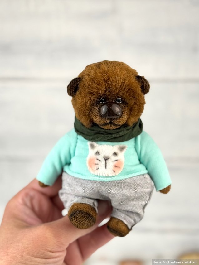 Тедди мишка Демьян — Авторские мишки Тедди и друзья: фото (фото 2)