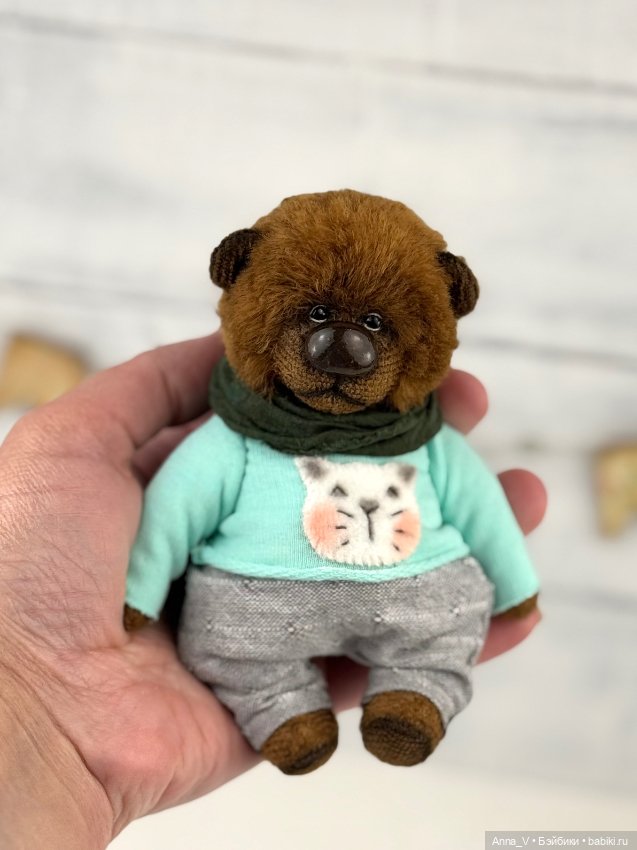 Тедди мишка Демьян — Авторские мишки Тедди и друзья: фото