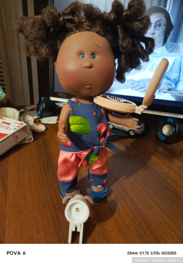 Шуня, первая булка — Куклы Nines d'Onil (Нинес): Миа (Mia) (фото 7)