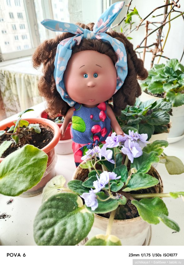 Шуня, первая булка — Куклы Nines d'Onil (Нинес): Миа (Mia)