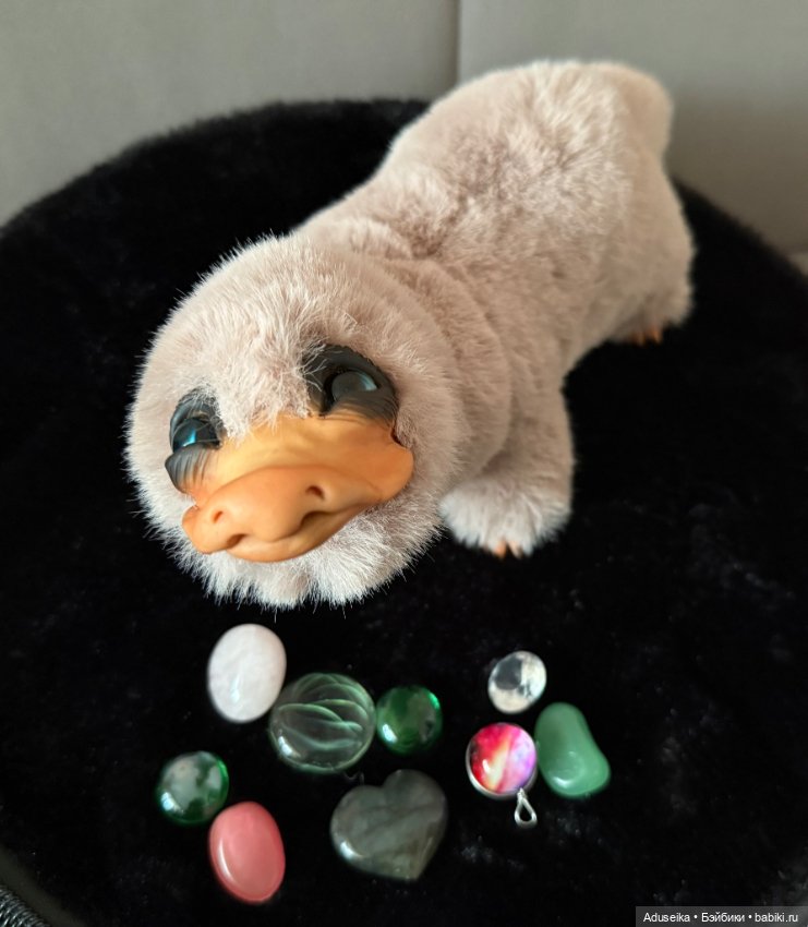 Niffler 🟰 Нюхль — Домашние фото авторских игрушек: Тедди (фото 2)