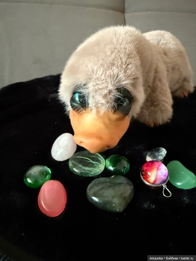 Niffler 🟰 Нюхль — Домашние фото авторских игрушек: Тедди (фото 4)