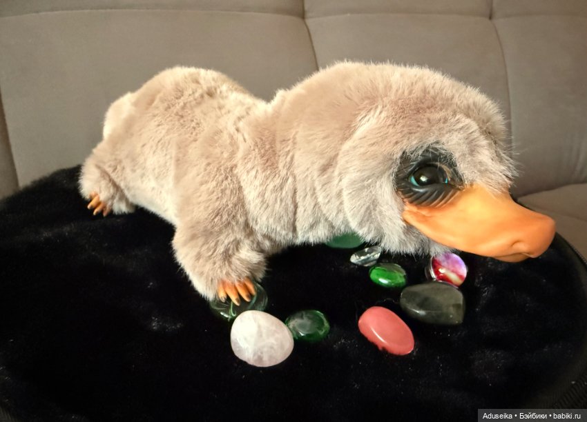 Niffler 🟰 Нюхль — Домашние фото авторских игрушек: Тедди (фото 3)