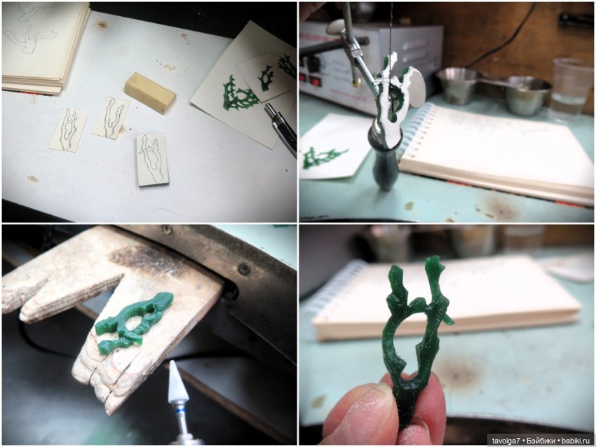 Кораллы из ювелирного воска процесс