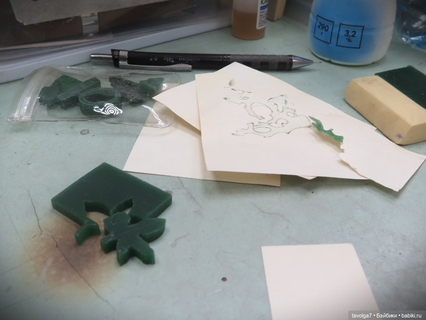 Кораллы из ювелирного воска процесс (фото 7)