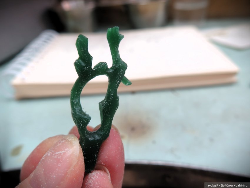 Кораллы из ювелирного воска процесс