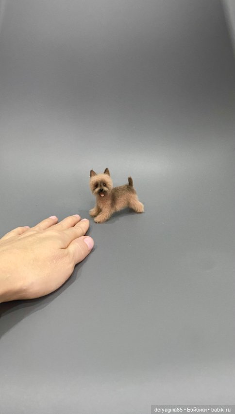 Йоркширский терьер — Валяные игрушки из шерсти: сухое валяние (фото 3)