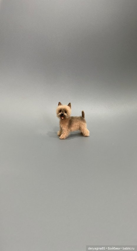 Йоркширский терьер — Валяные игрушки из шерсти: сухое валяние (фото 4)