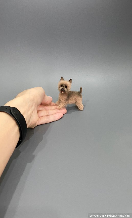 Йоркширский терьер — Валяные игрушки из шерсти: сухое валяние (фото 7)