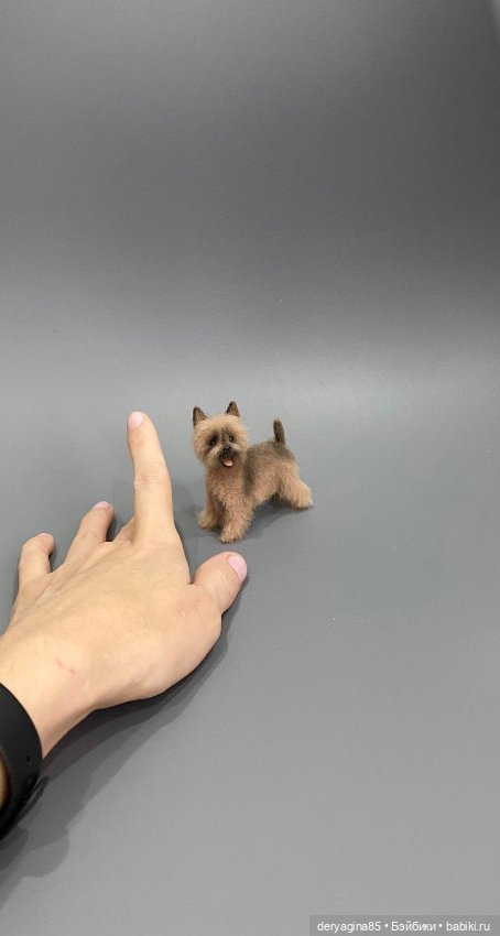 Йоркширский терьер — Валяные игрушки из шерсти: сухое валяние (фото 10)