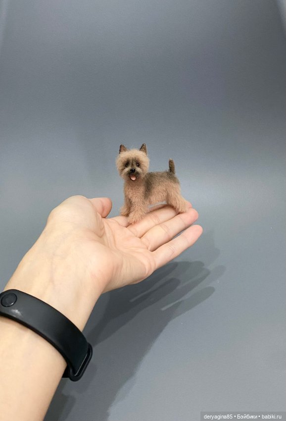 Йоркширский терьер — Валяные игрушки из шерсти: сухое валяние (фото 6)