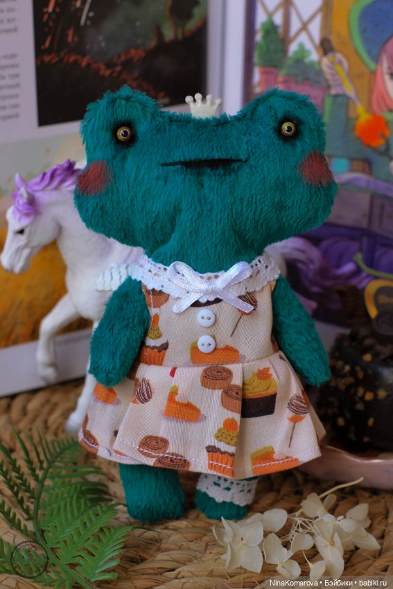 Лягушка-Царевна — Авторские мишки Тедди и друзья: фото (фото 2)