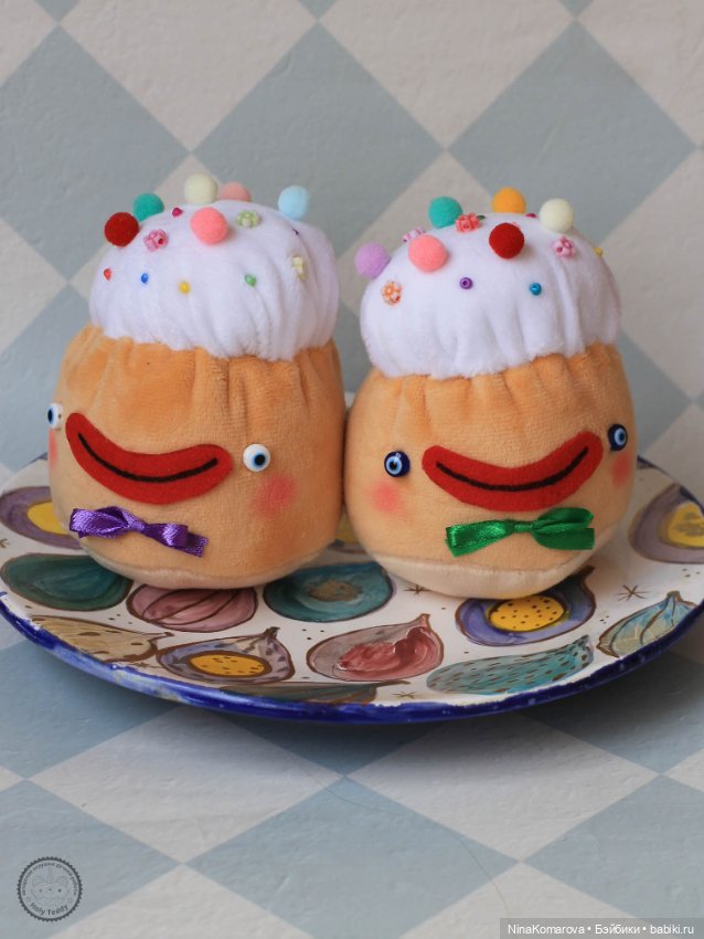 Скоро Пасха — Текстильные игрушки и примитивы: кофейные (фото 2)