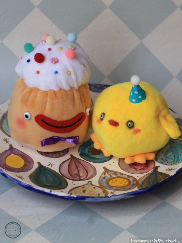 Скоро Пасха — Текстильные игрушки и примитивы: кофейные (фото 5)