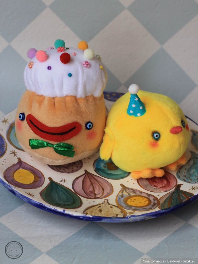 Скоро Пасха — Текстильные игрушки и примитивы: кофейные (фото 6)