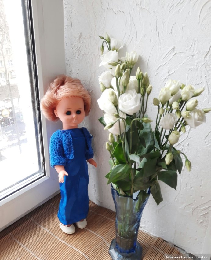 Бело-синее моё кукольно-цветочное🤍💙 (фото 8)