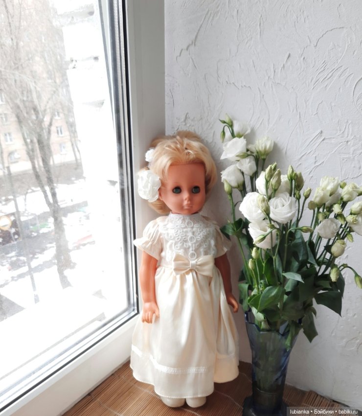 Бело-синее моё кукольно-цветочное🤍💙 (фото 9)
