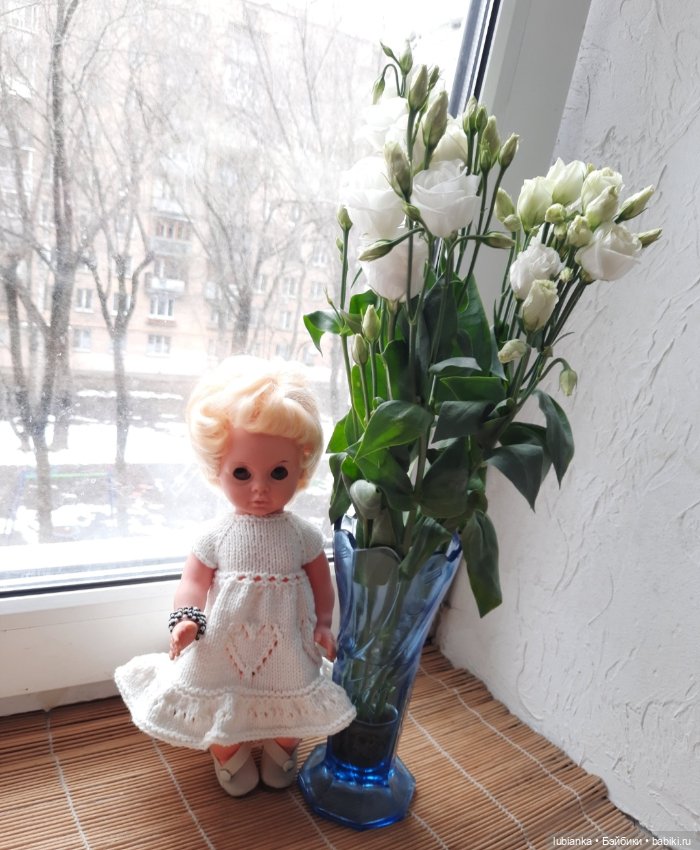Бело-синее моё кукольно-цветочное🤍💙 (фото 6)