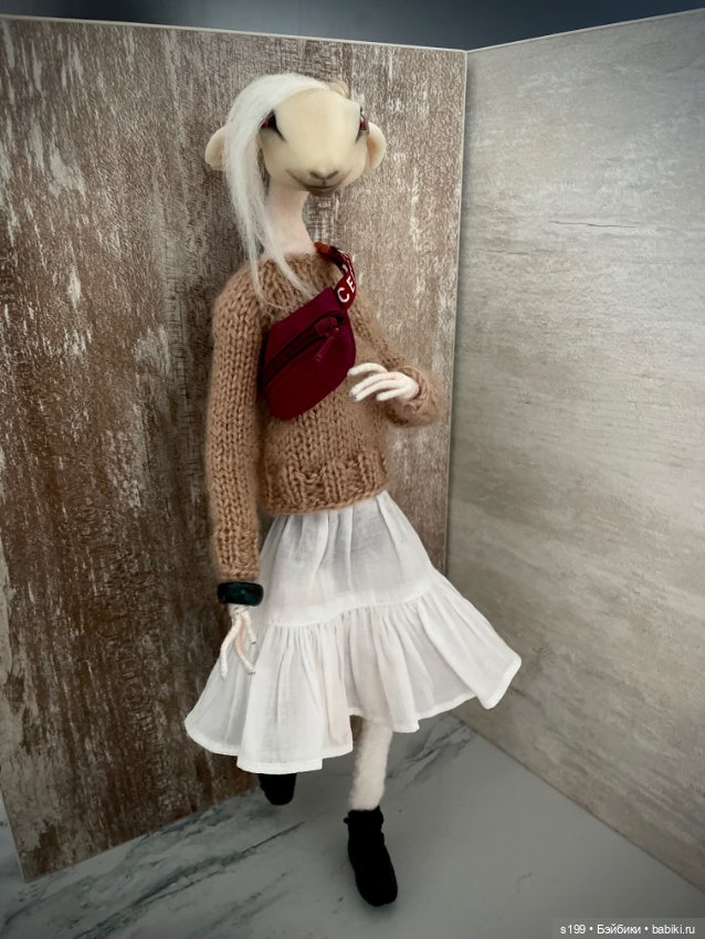 Газель — Авторские игрушки из разных материалов: синельная проволока