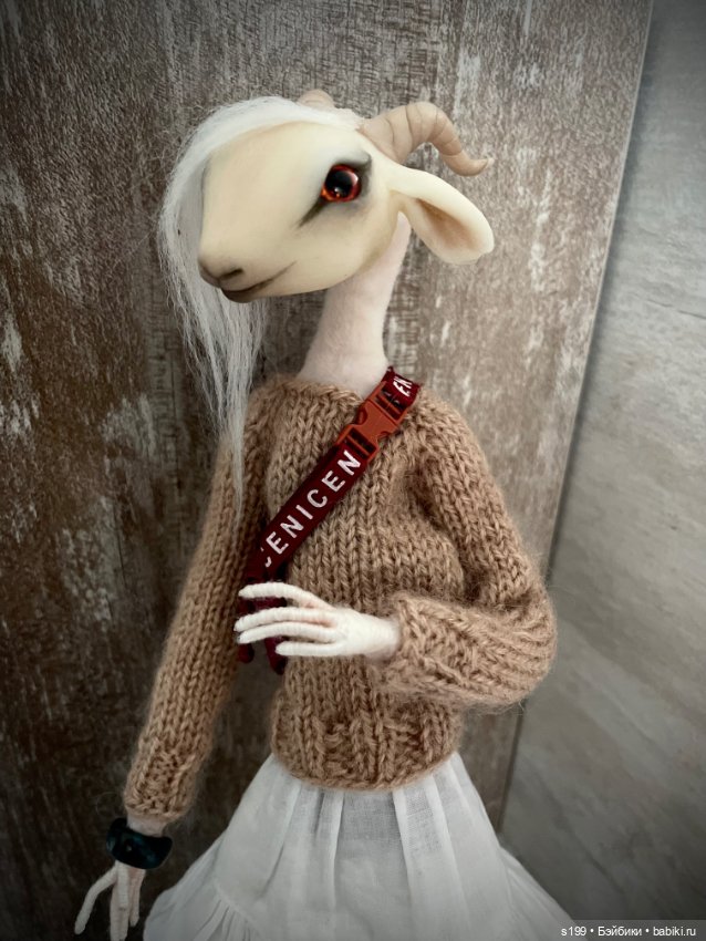 Газель — Авторские игрушки из разных материалов: синельная проволока (фото 3)