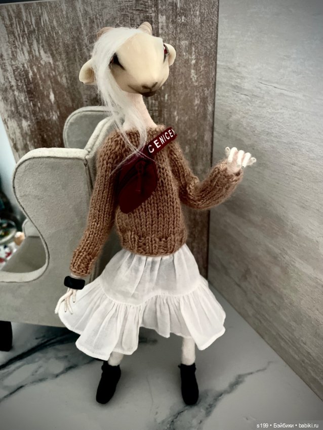 Газель — Авторские игрушки из разных материалов: синельная проволока