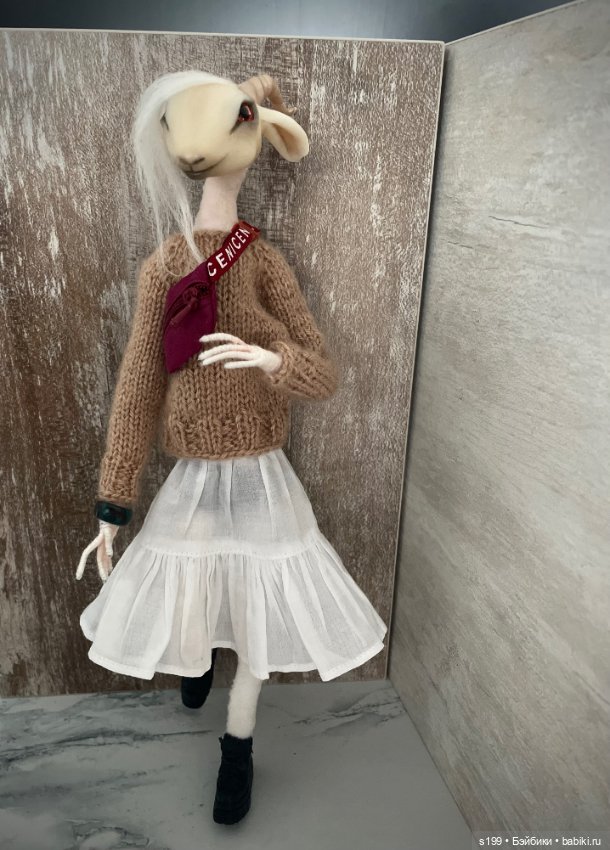 Газель — Авторские игрушки из разных материалов: синельная проволока (фото 2)