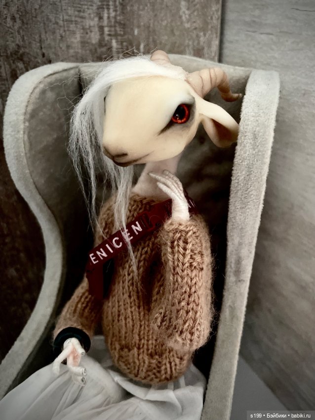 Газель — Авторские игрушки из разных материалов: синельная проволока (фото 5)