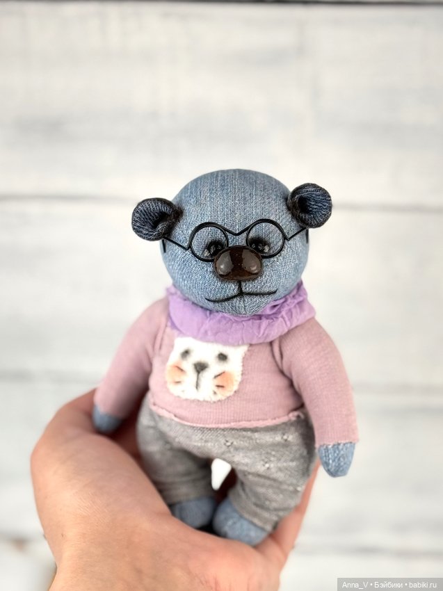 Тедди мишка Пьер — Авторские мишки Тедди и друзья: фото (фото 4)