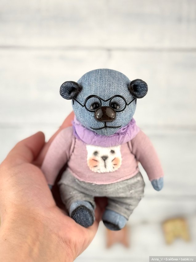 Тедди мишка Пьер — Авторские мишки Тедди и друзья: фото (фото 3)