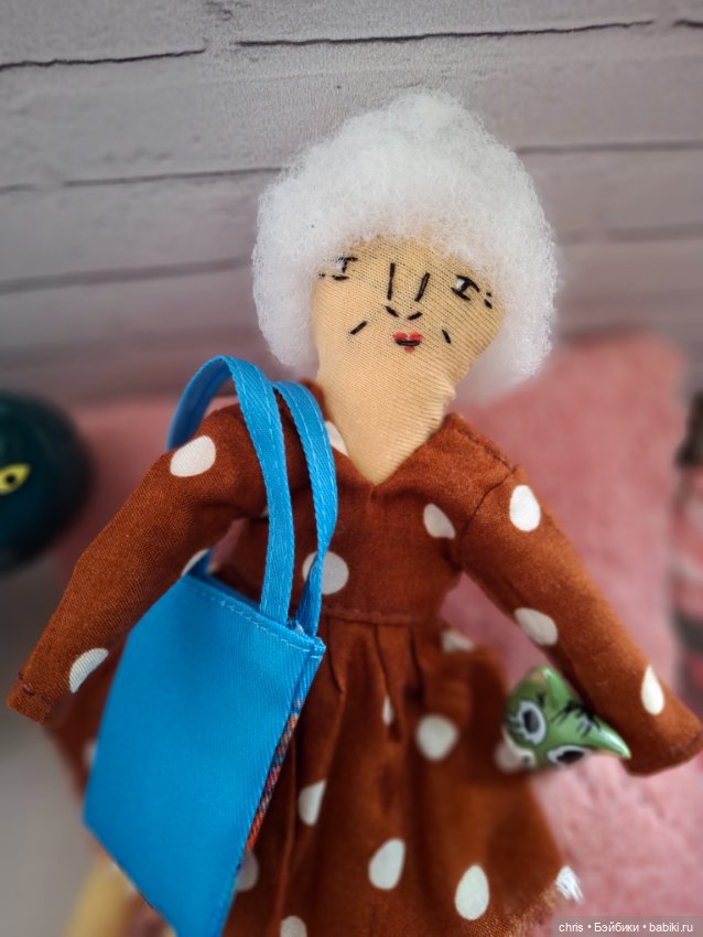 Старушка своими руками — Мягкие игровые и текстильные куклы: тряпичные (фото 2)