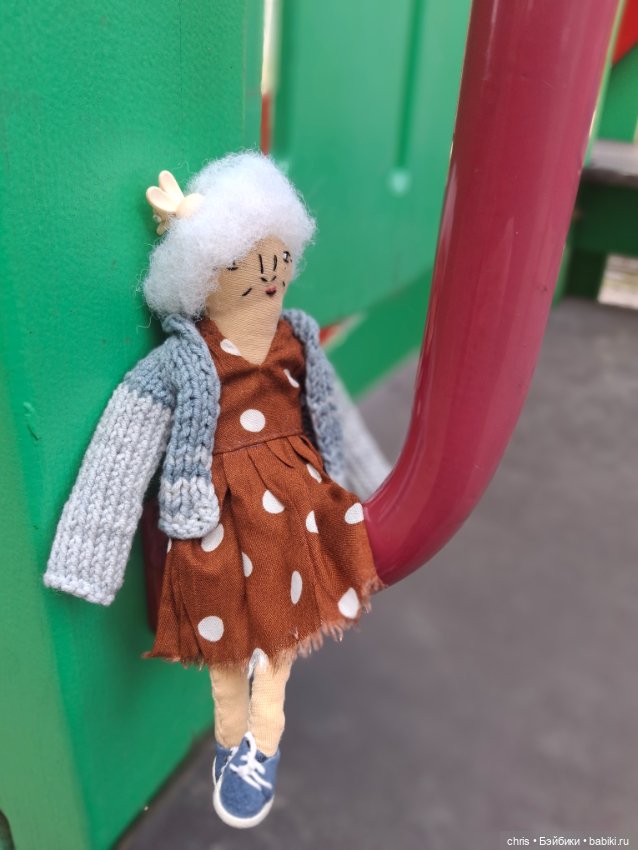 Старушка своими руками — Мягкие игровые и текстильные куклы: тряпичные (фото 4)