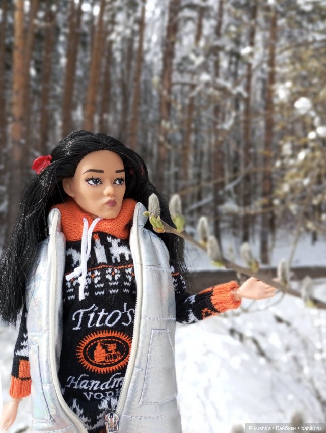 В зимнем лесу. В апреле) — Аналоги Барби и куклы 1/6: клоны 90 (фото 4)