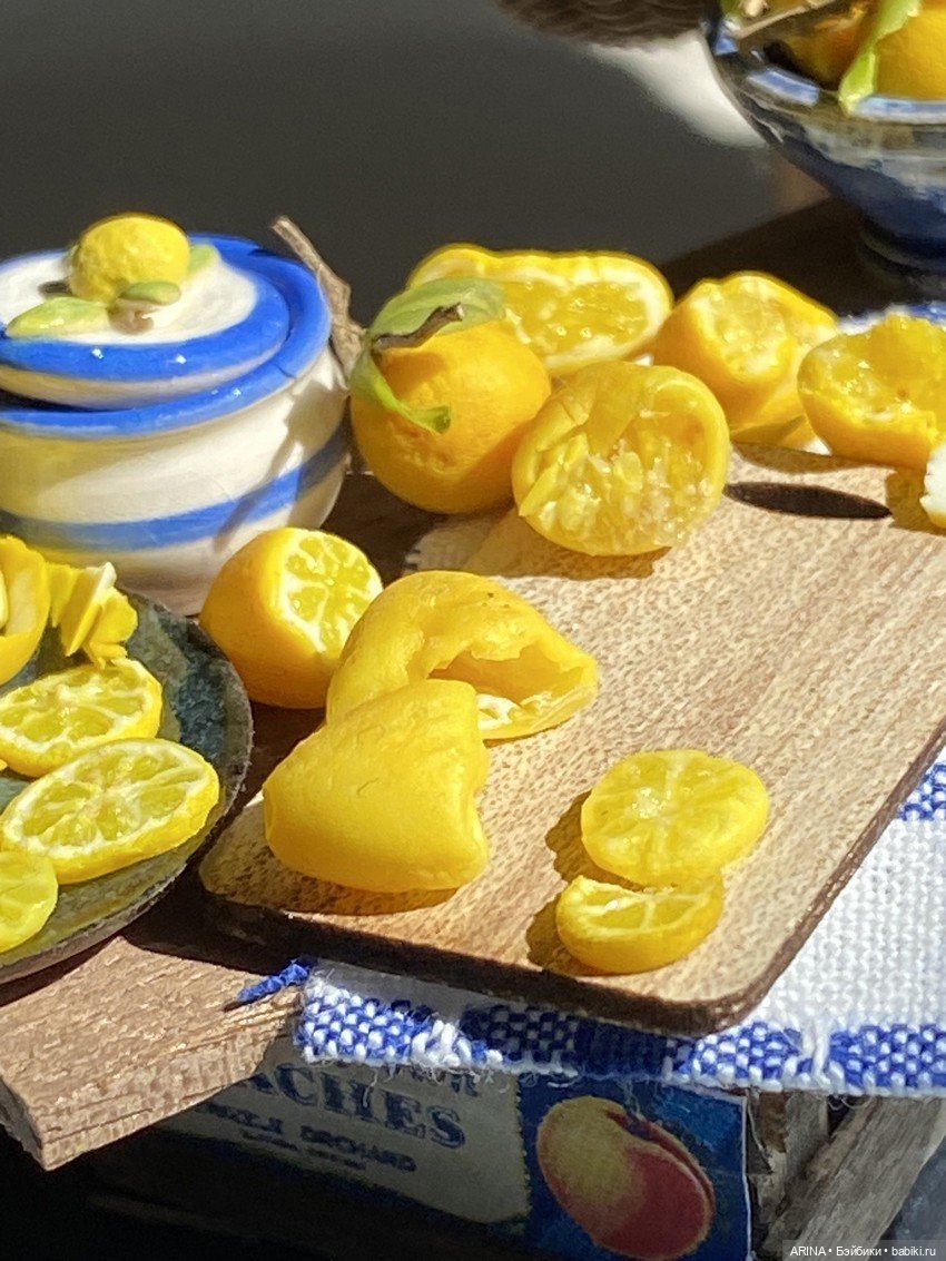 Лимонадный прилавок — Кукольная миниатюра своими руками: еда (фото 3)