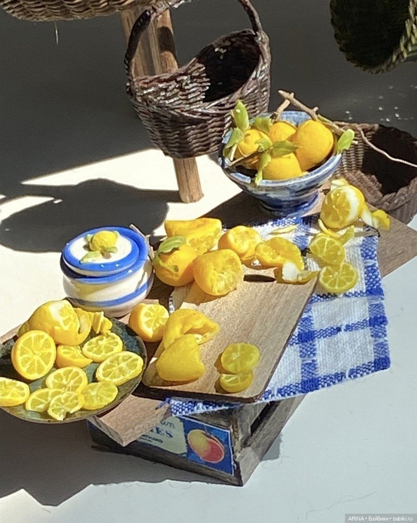 Лимонадный прилавок — Кукольная миниатюра своими руками: еда (фото 2)