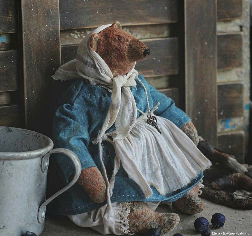 Выкройка медведя от Рины Бермята