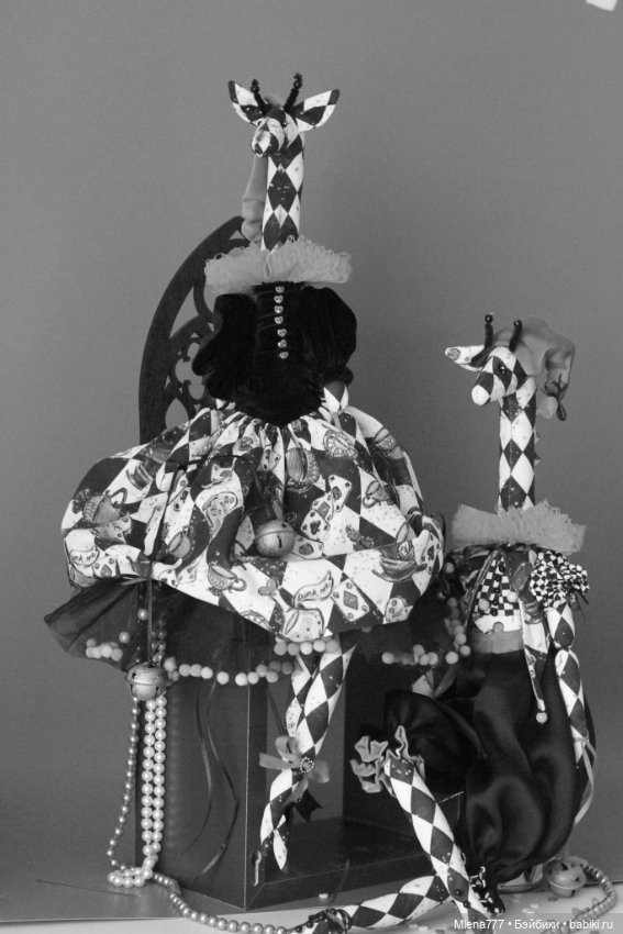 Коломбина и Арлекин — Авторские текстильные куклы: Вальдорфские (фото 5)