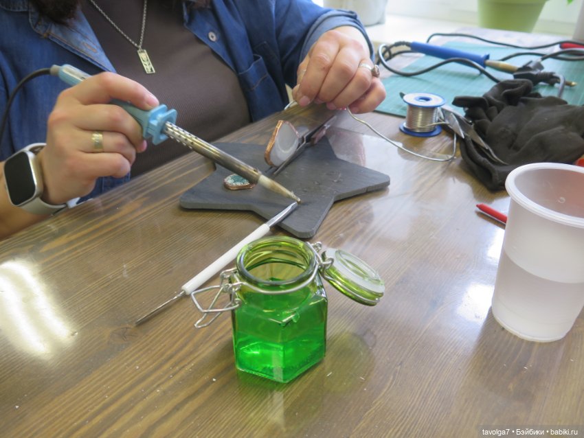 Урок по украшениям в технике Тиффани