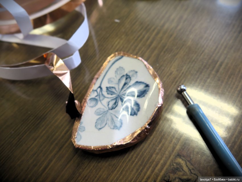 Урок по украшениям в технике Тиффани