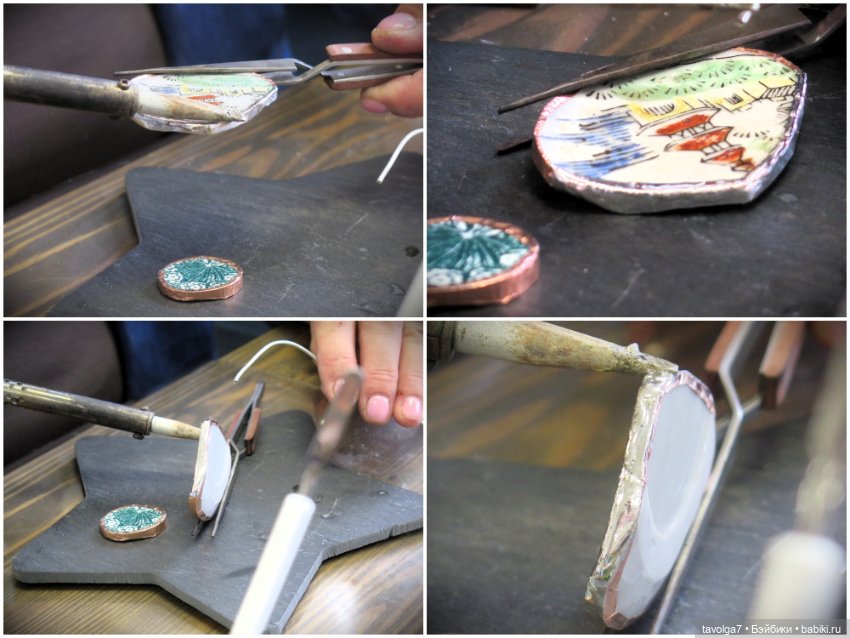 Урок по украшениям в технике Тиффани