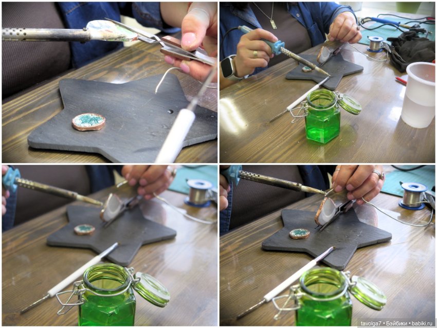 Урок по украшениям в технике Тиффани