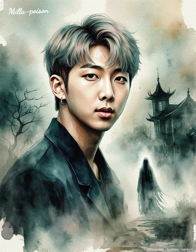 Намджун — Рисование и арт: скетчи (фото 10)