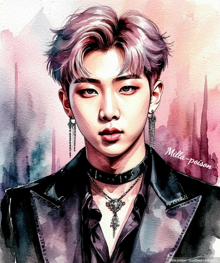 Намджун — Рисование и арт: скетчи (фото 6)