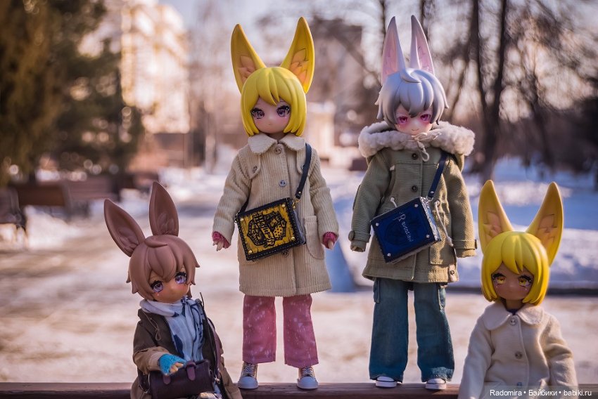 Лемонель и Канелла гуляют ранней весной (фото 3)