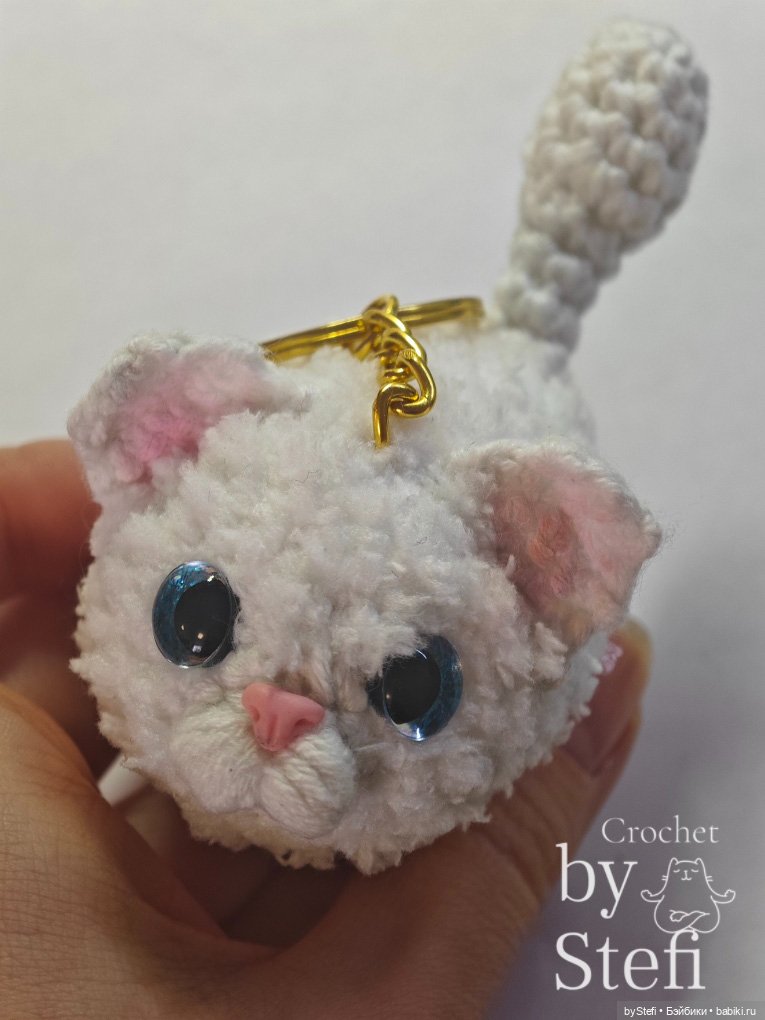 Котик Каспер — Вязаные игрушки и амигуруми: крючком