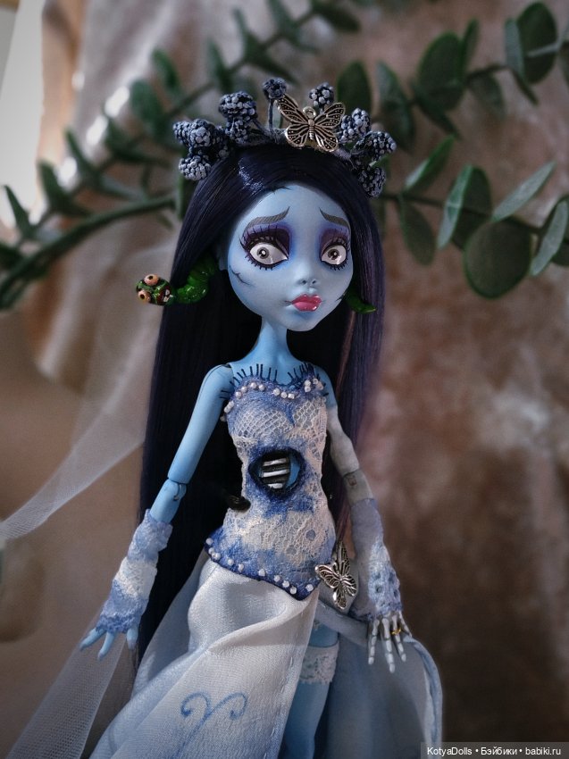 Труп Невесты Эмили ООАК — ООАК Monster High и Ever After High: репейнт (фото 10)