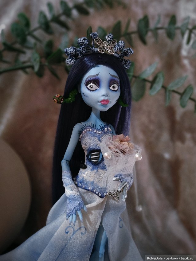 Труп Невесты Эмили ООАК — ООАК Monster High и Ever After High: репейнт (фото 2)